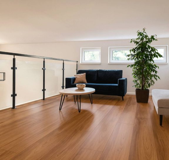 Gác lửng lát sàn chịu lực vân gỗ