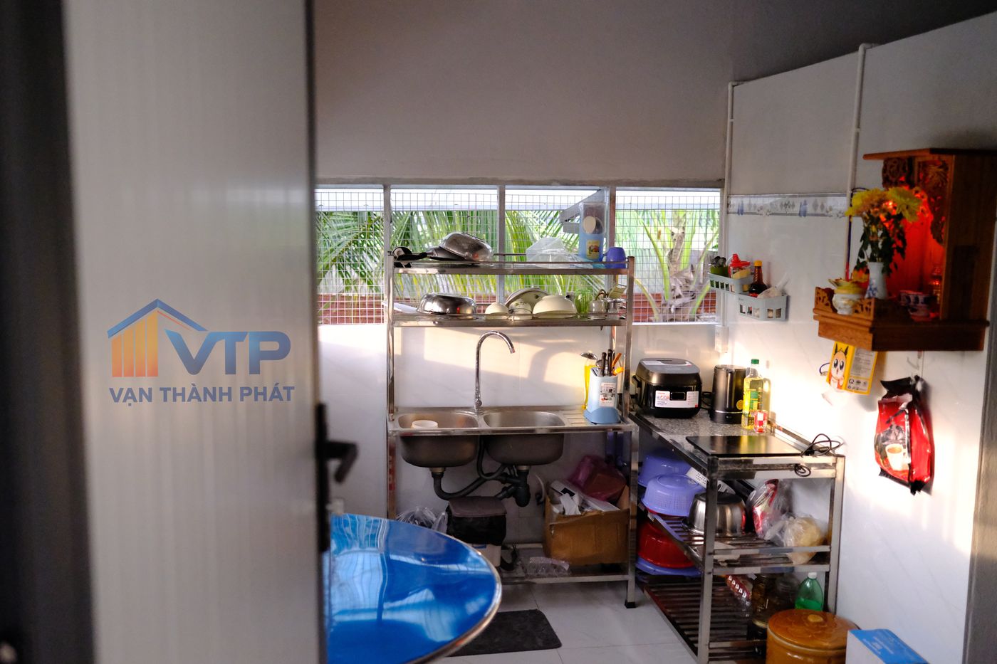 Bếp bên trong vách Panel